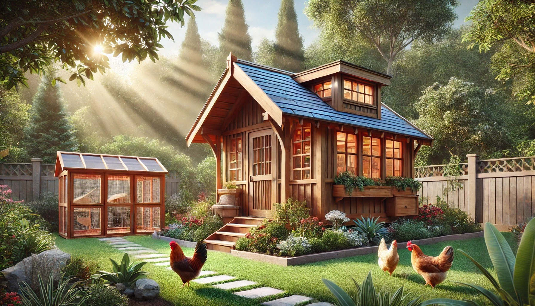 Imagine this gorgeous coop in your backyard!