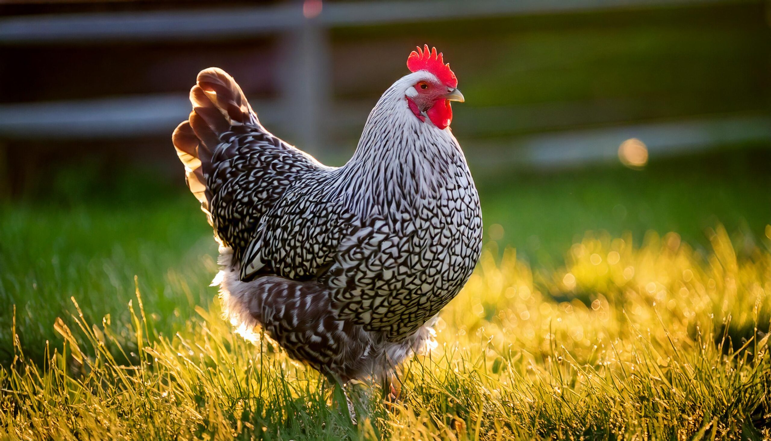 Plymouth Rock Hen